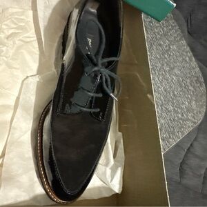 Paul Green Black Leather Loafers